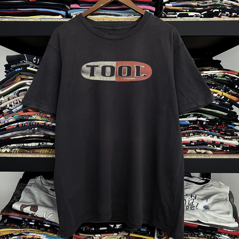 90s Tool Pill Brain , Black Tee